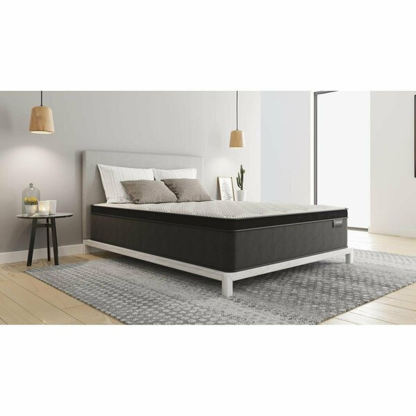 Kd Mobiliario 14 in. Cleo Cool Copper Hybrid Euro-Top Mattresses - Firm KD2938716